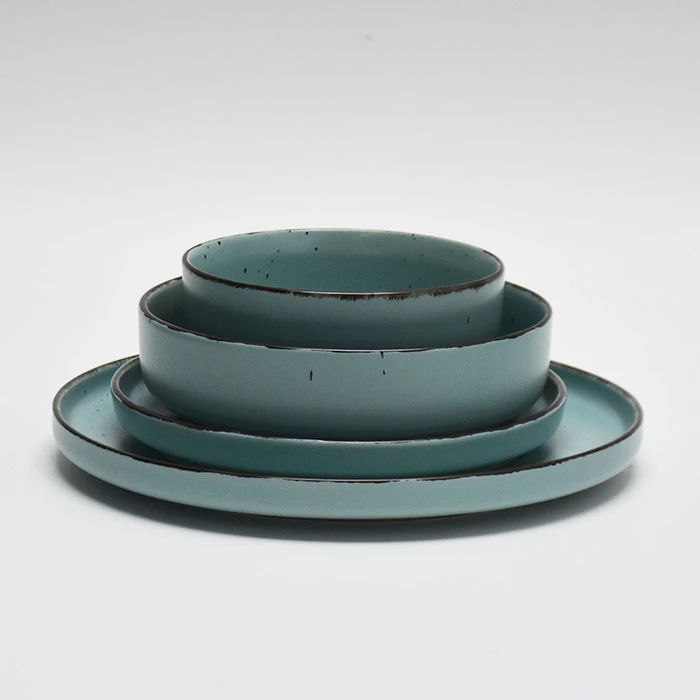 dinner set with eyelash edge dinner set with eyelash edge